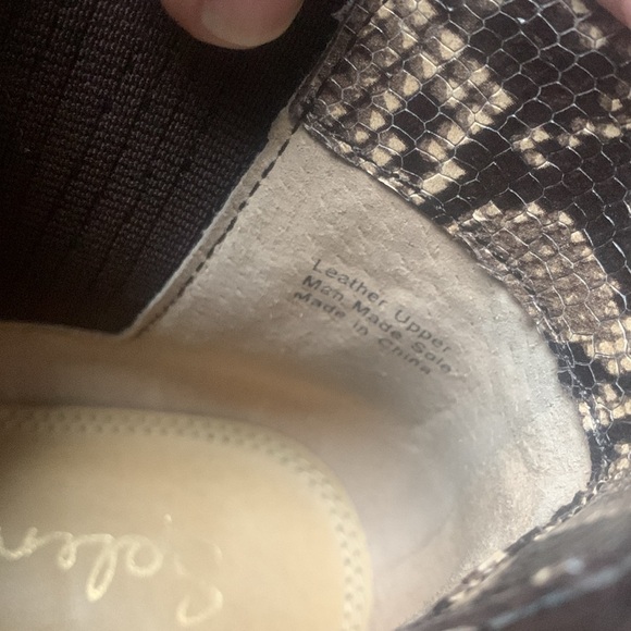 Splendid Snake Print Ankle Boots Sz 6 - Picture 9 of 12